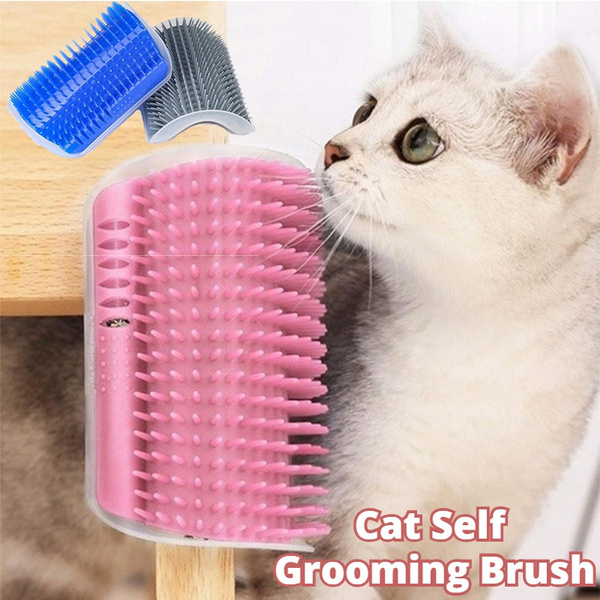 Cat Self Brush Wall Rubbing Device